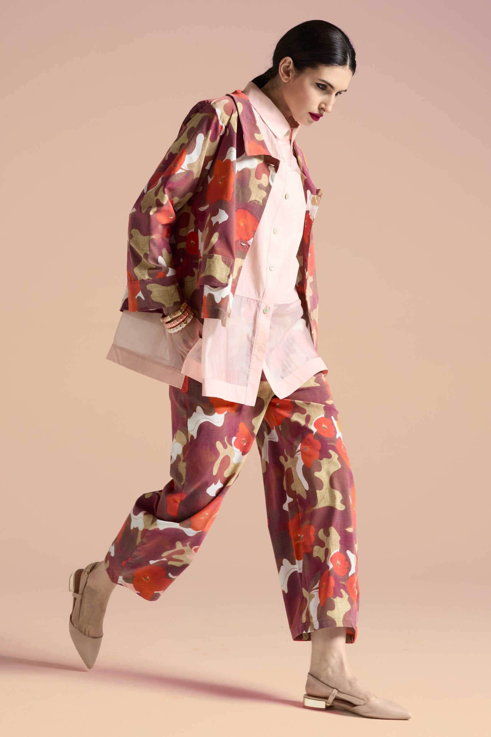 SHORT CAMO-FLORAL PRINT JACKET | Amelie.it | SHORT CAMO-FLORAL