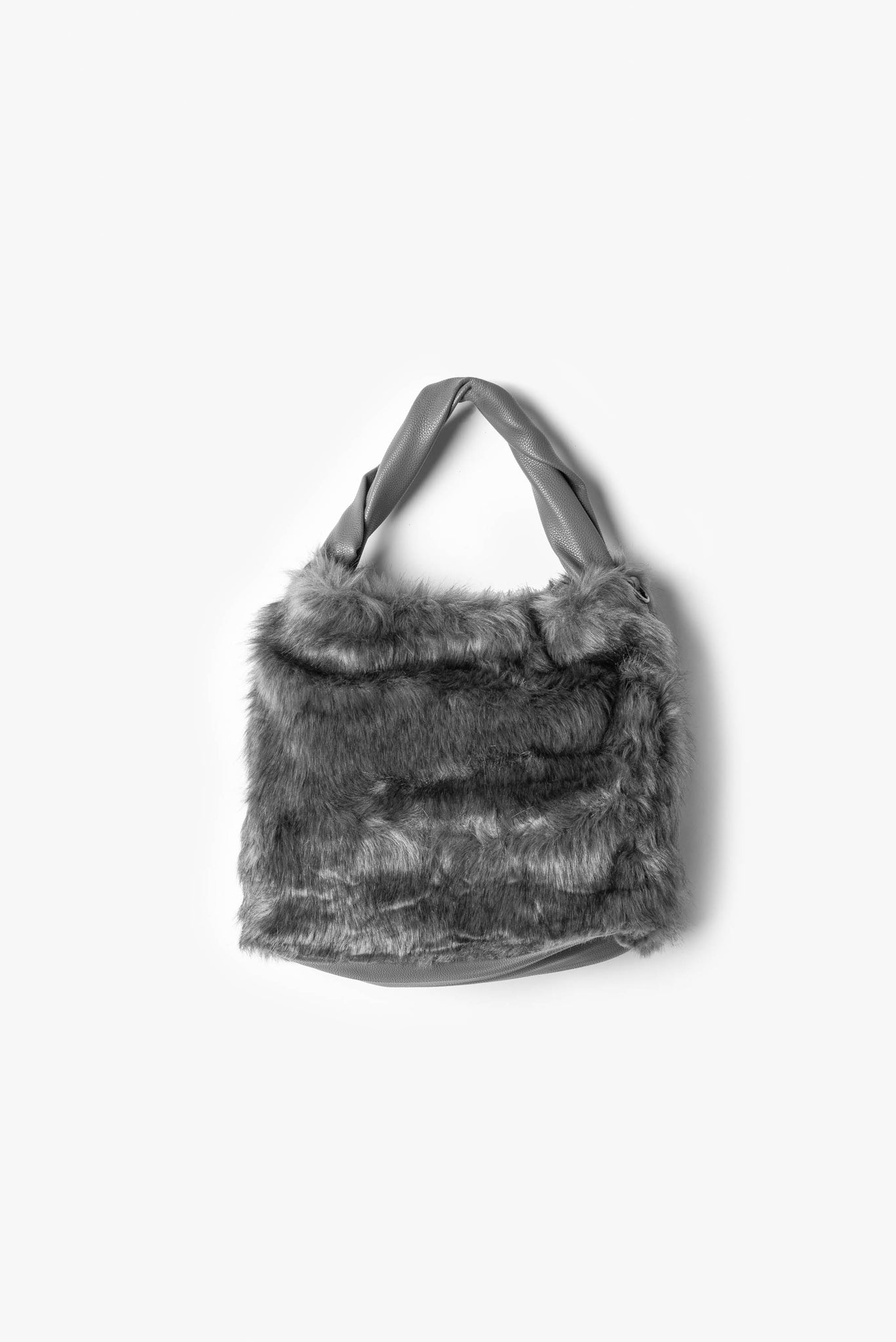TRAPEZE LONG FUR BAG - Main Image