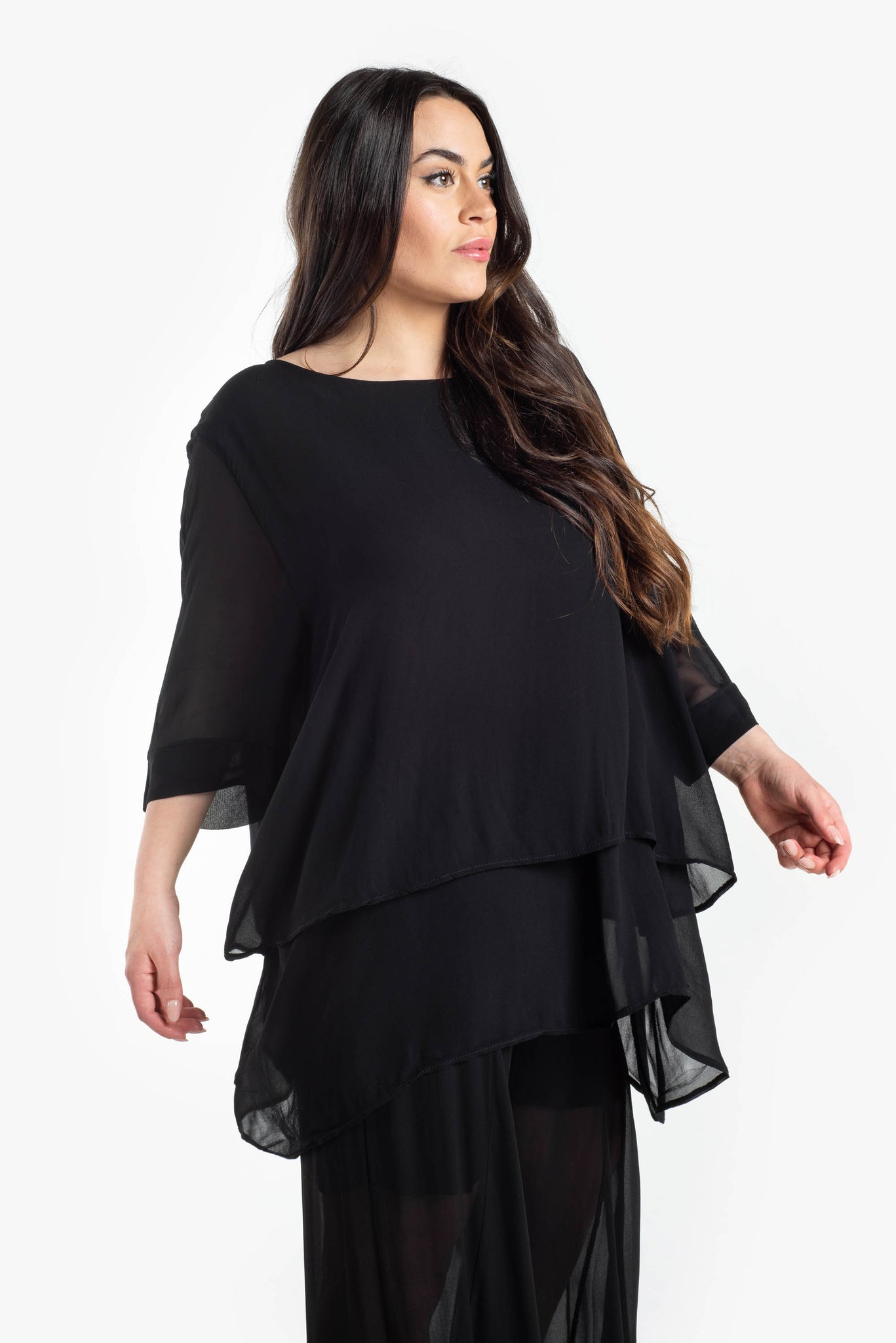 Georgette top over