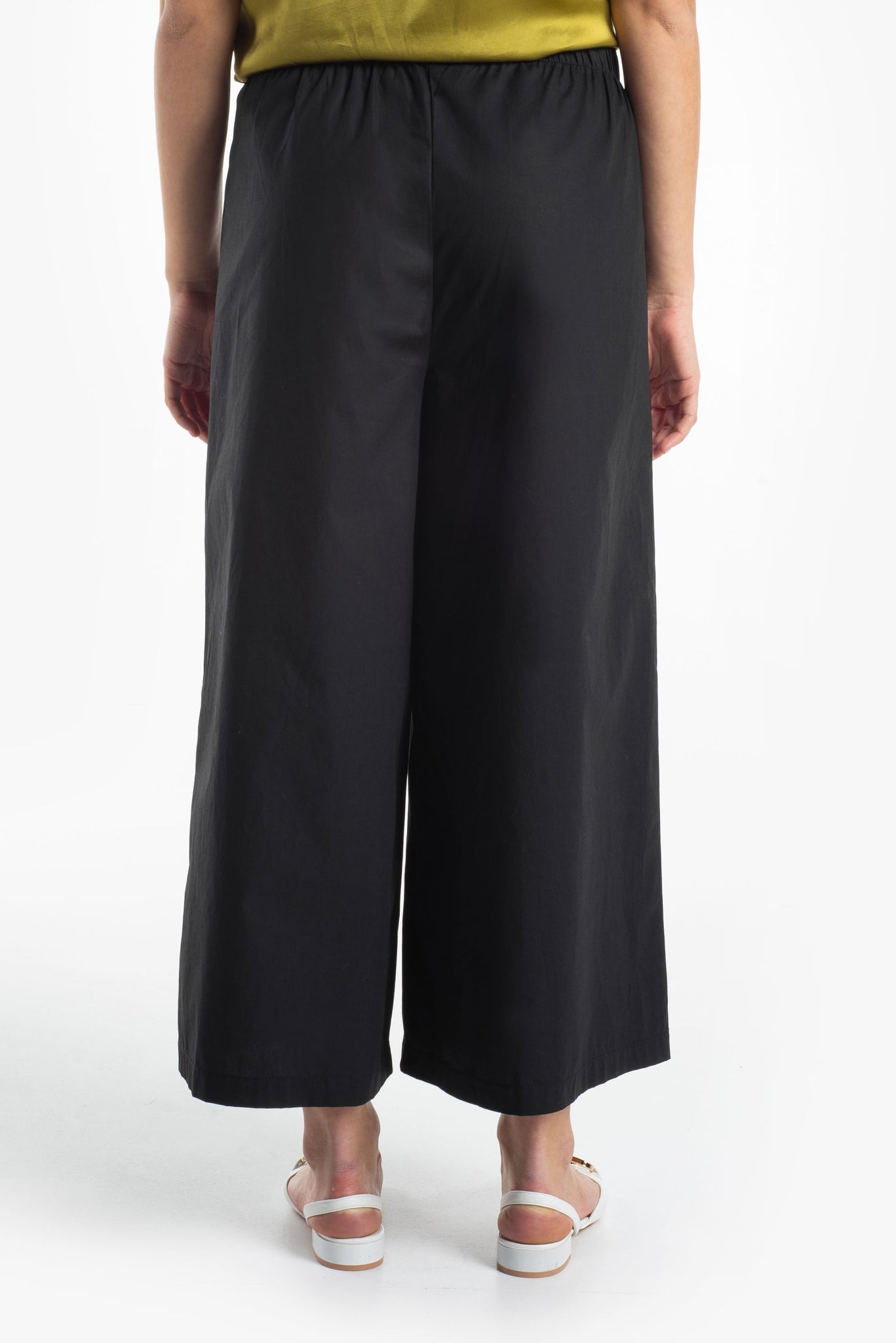 Cropped palazzo trousers
