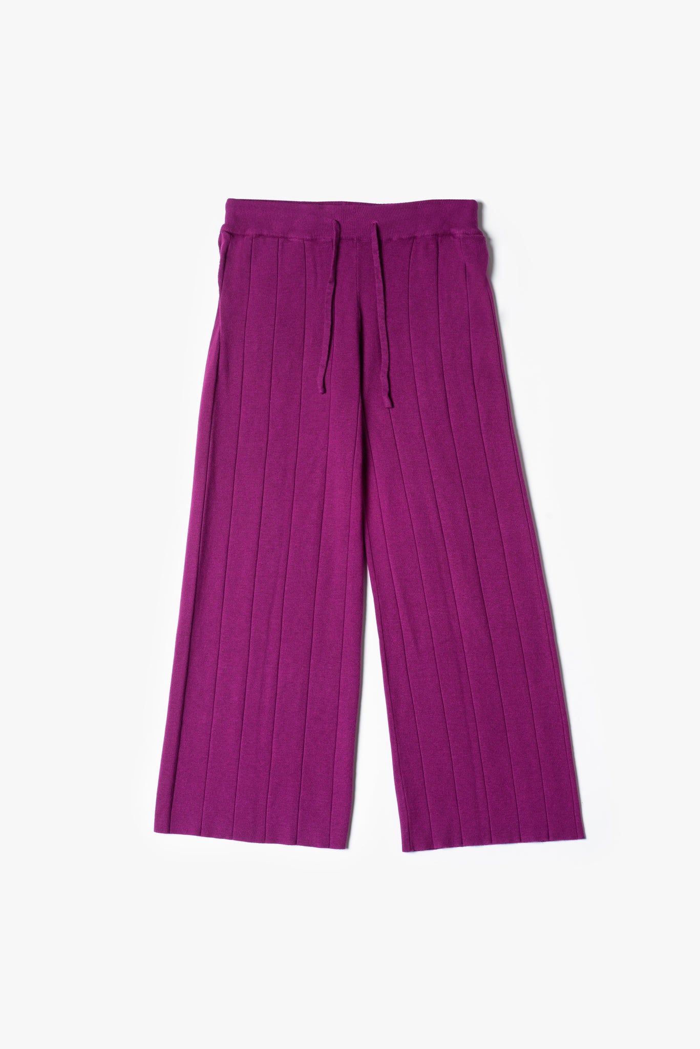 Knitted palazzo trousers