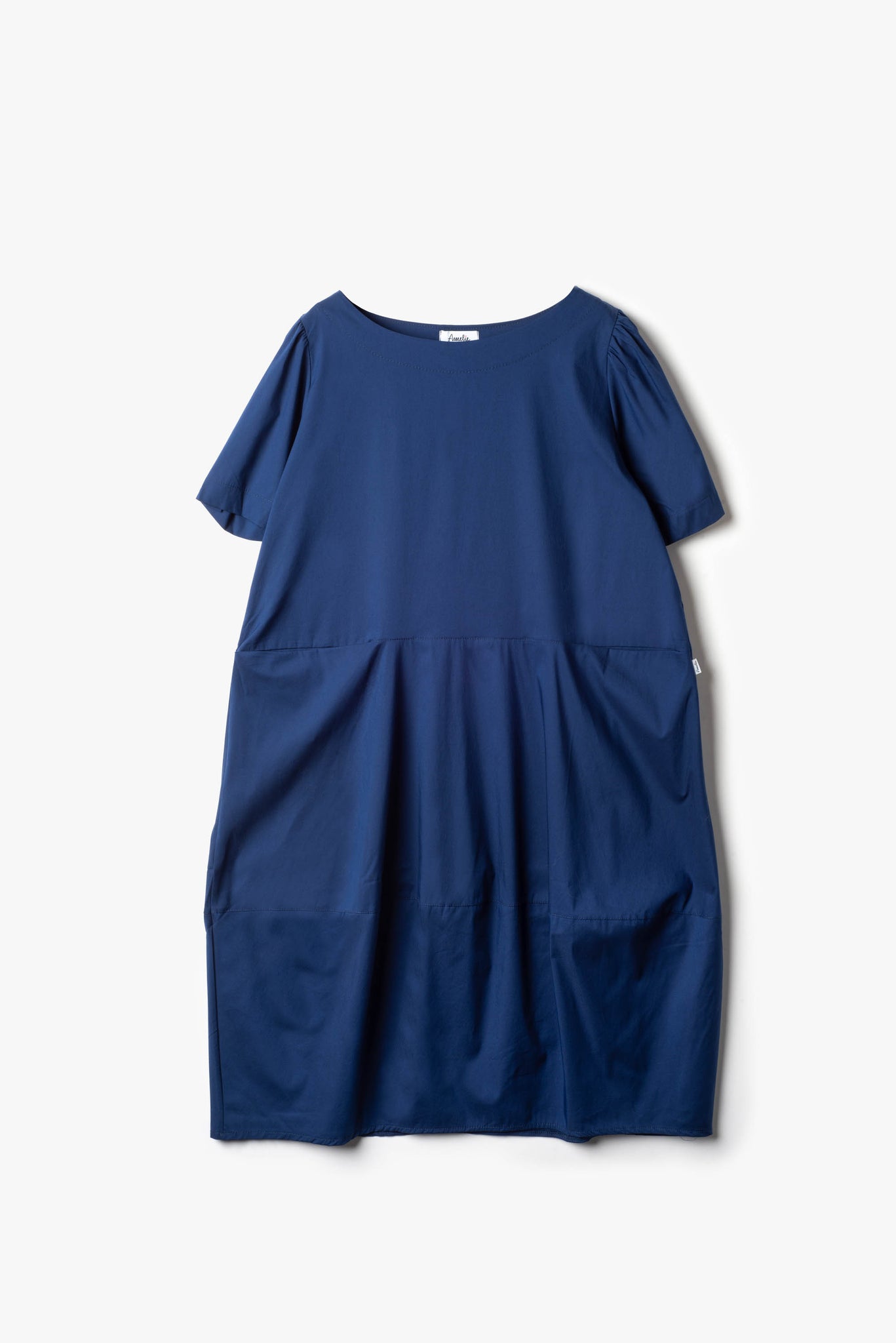Short sleeved dress in cotton
