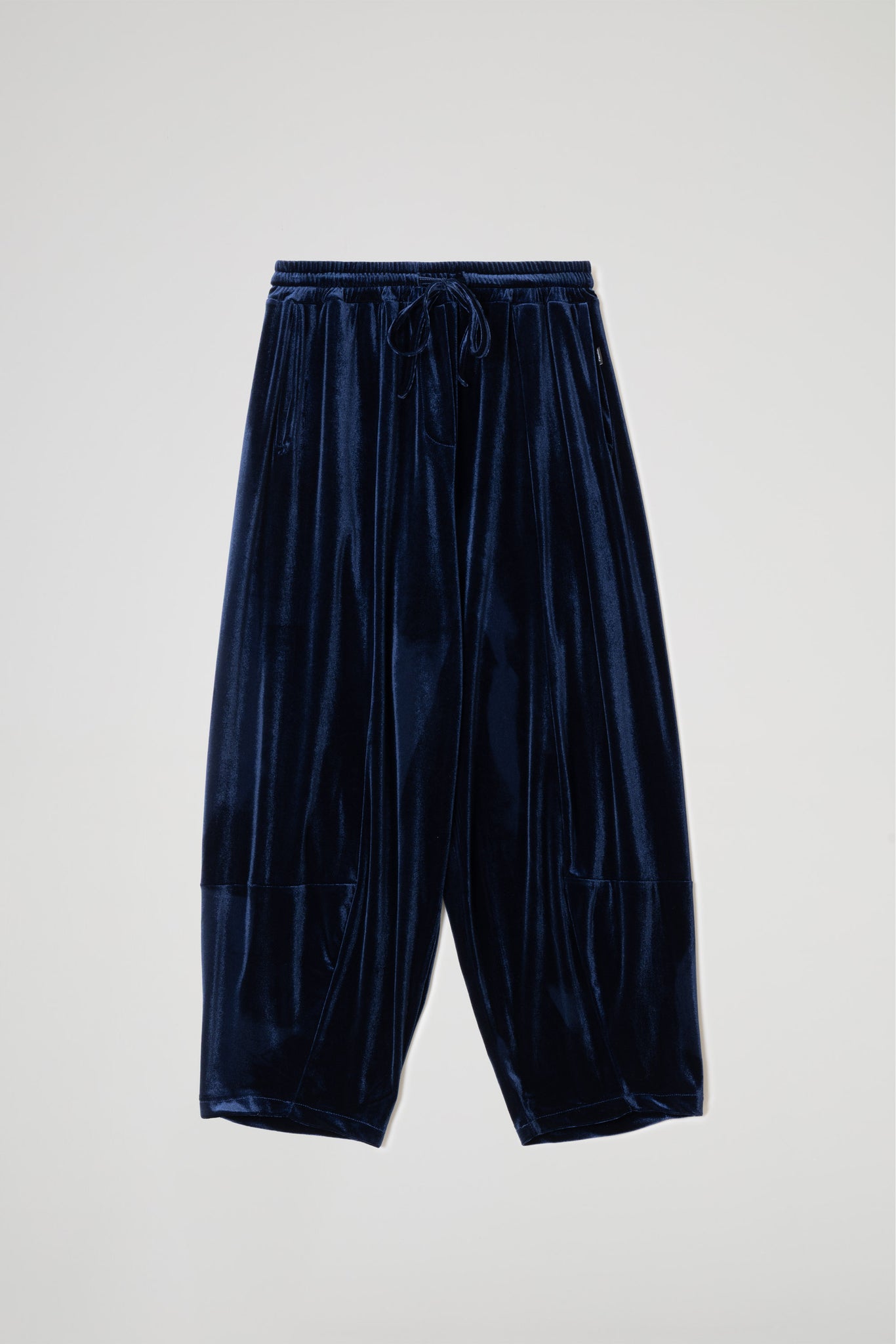 BAGGY VELVET TROUSERS - Main Image