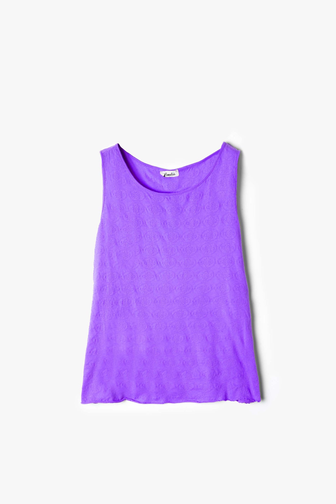 Sleeveless top in cotton